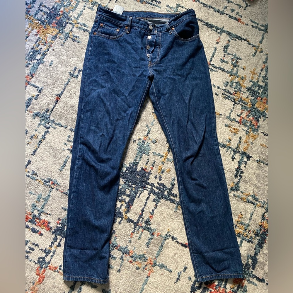 Levi’s 501 dark blue woman’s jeans 100% cotton